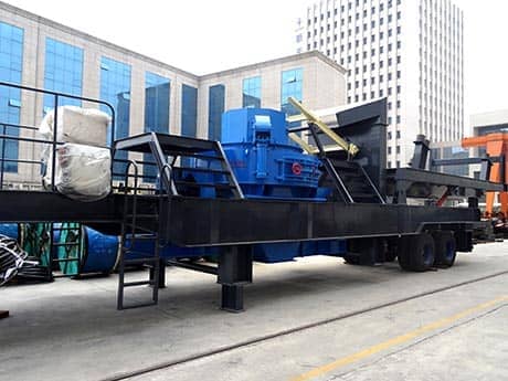 車載移動制砂機每小時產多少噸沙，價格多少？